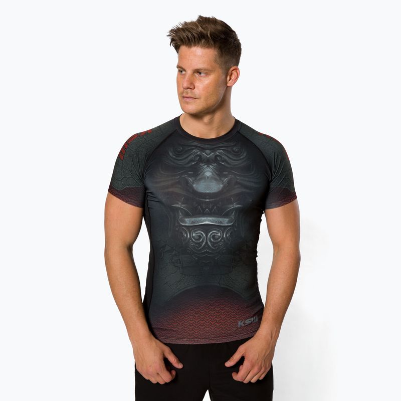 KSW Last Samurai men's rashguard black