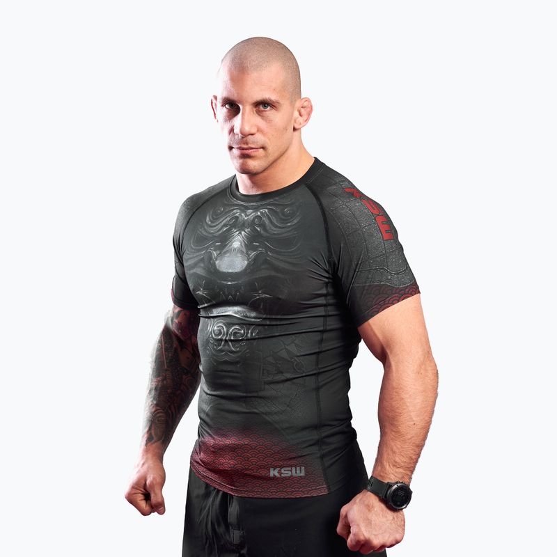 KSW Last Samurai men's rashguard black 5