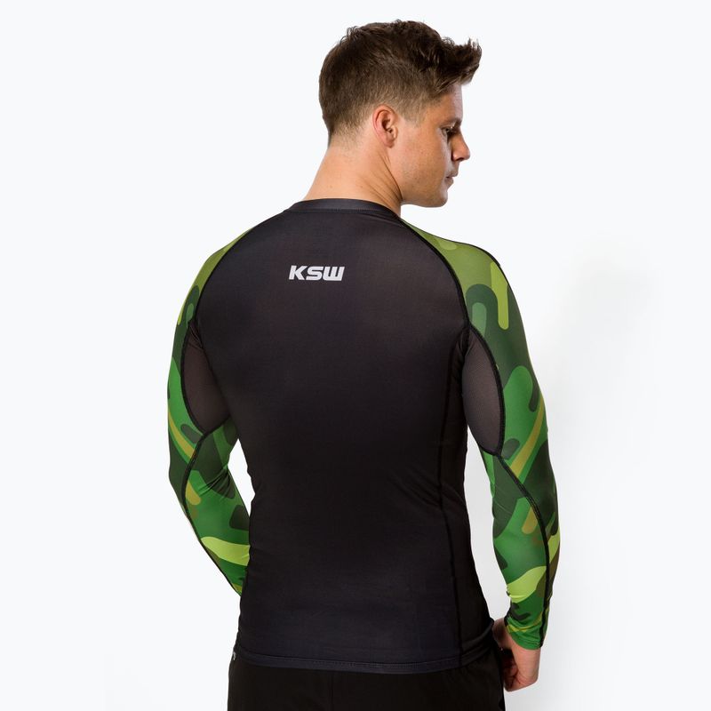 Men's KSW Camo LS Rashguard black 3