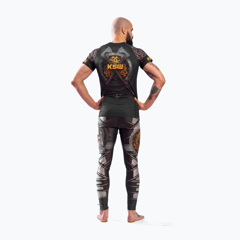 KSW Mad Viking men's MMA leggings black 2