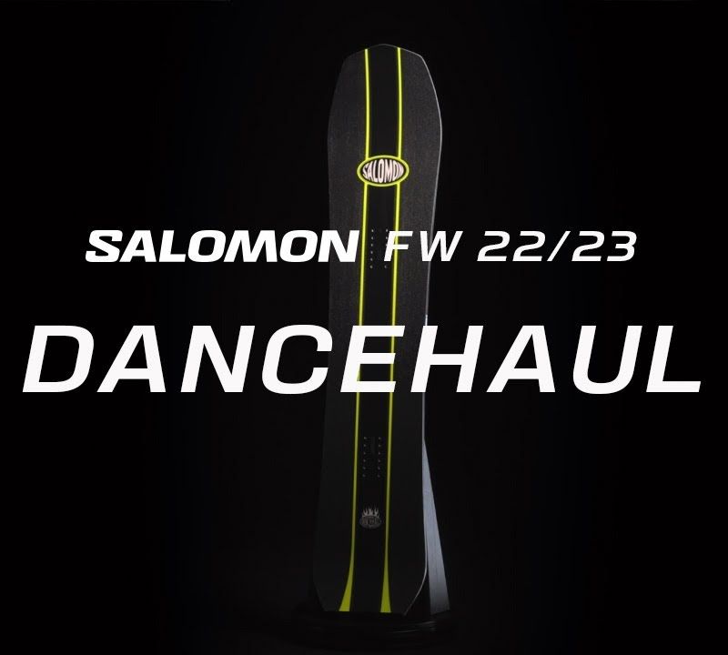 Snowboard Salomon Dancehaul black/yellow L47017800 13