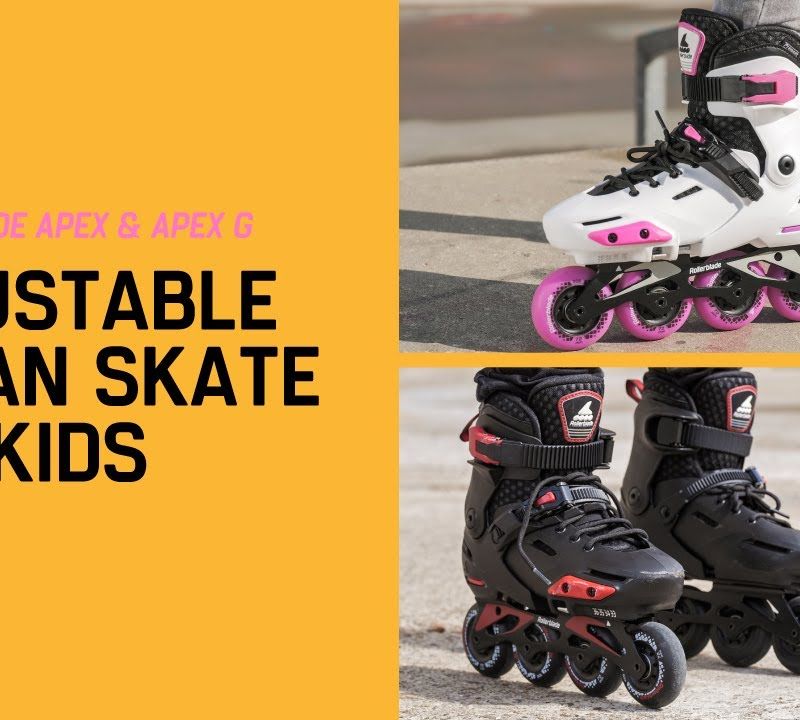 Rollerblade Apex G children's roller skates white 07102700 T1C 25