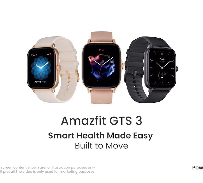 Amazfit GTS 3 watch beige W2035OV2N 11