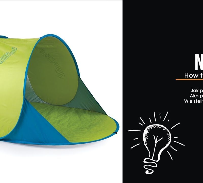 Spokey Stratus green beach tent 926783 7