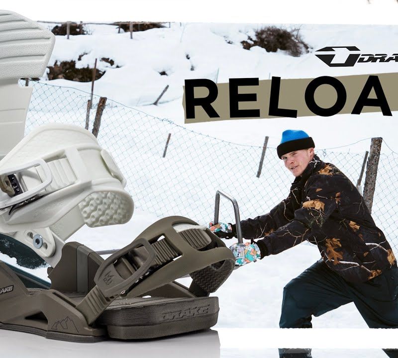 Men's Drake Reload snowboard bindings black 71221004-10 8