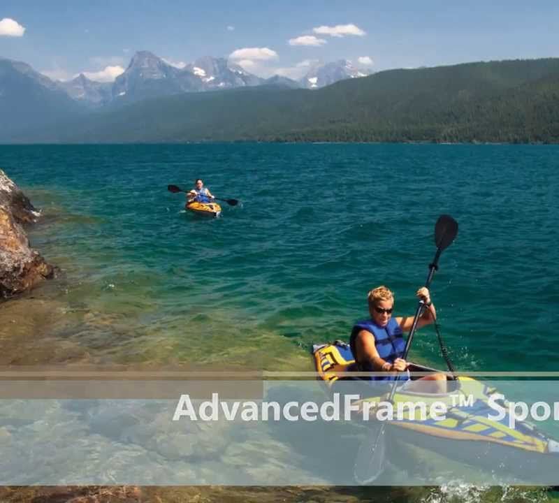 Advanced Elements AdvancedFrame Sport 1-person inflatable kayak orange AE1017-O 6
