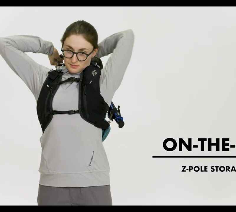 Black Diamond Distance 22 l black hiking backpack 10