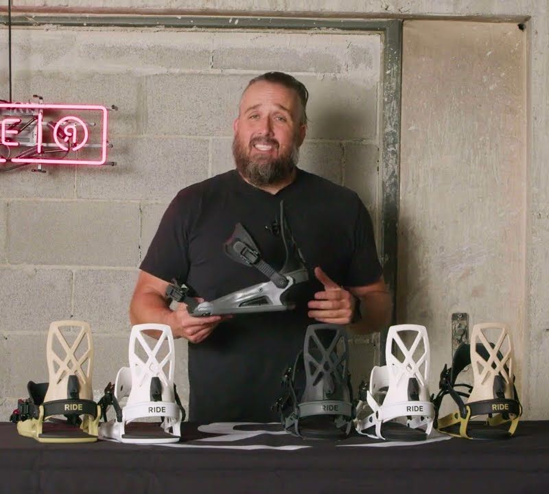 Snowboard bindings RIDE CL-4 classic black 12E1013.1.1 5