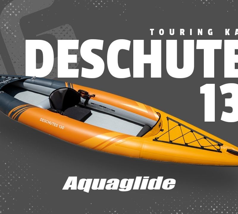 Aquaglide Deschutes 130 orange 1-person inflatable kayak 584120126 10
