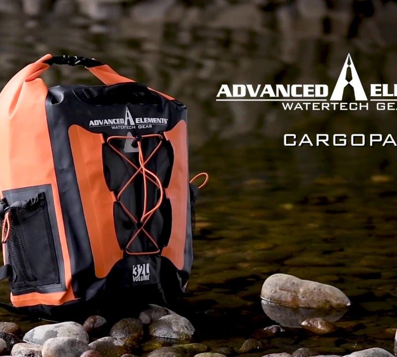 Advanced Elements CargoPak orange waterproof backpack AE3502 9