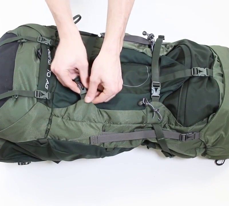 Men's trekking backpack Osprey Aether 55 l green 10002955 8