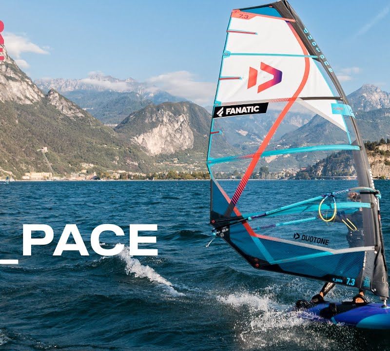 DUOTONE windsurfing sail E_Pace black and purple 14220-1211 3