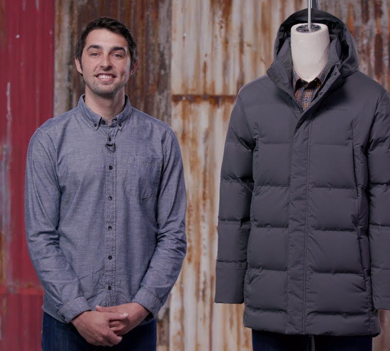 Patagonia Jackson Glacier Parka men's down coat smolder blue 11