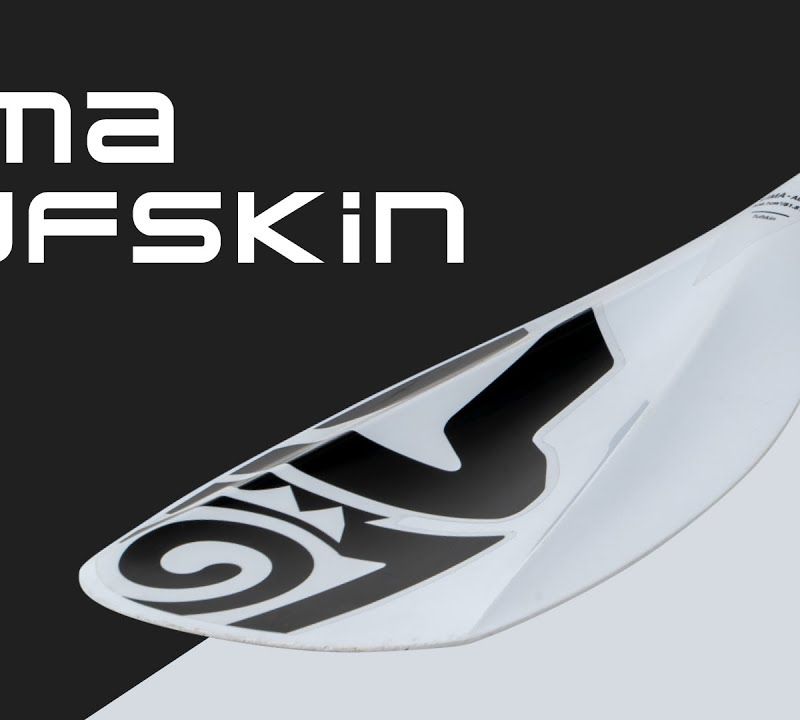 Starboard Lima Tufskin 29mm Carbon black and white S35 3-piece SUP paddle 6