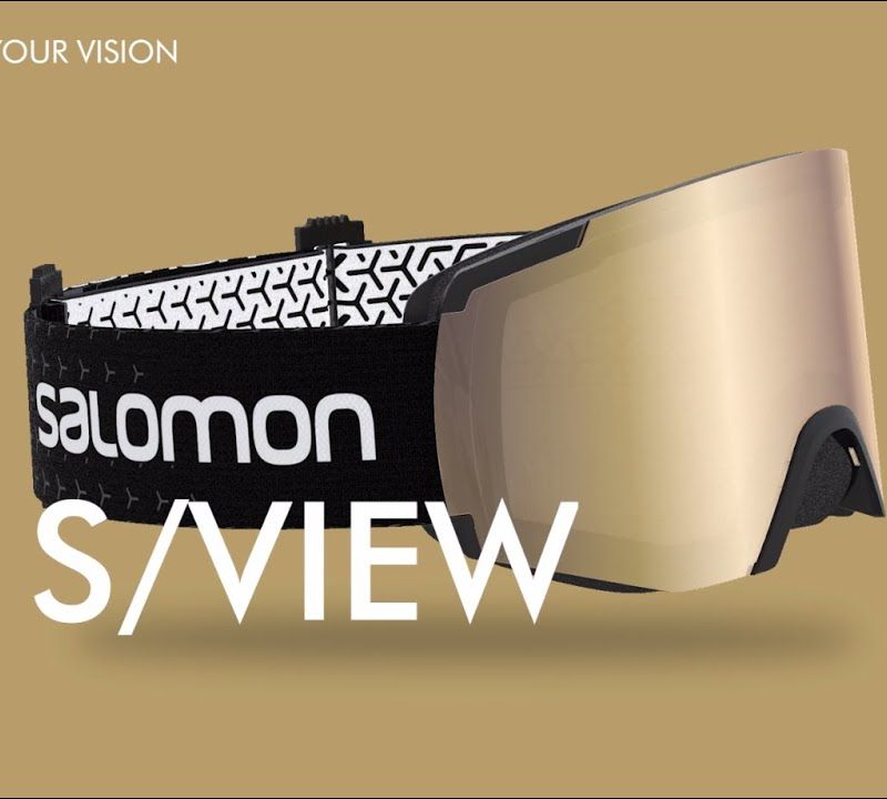 Salomon S/View grey/red ski goggles L41488000 7
