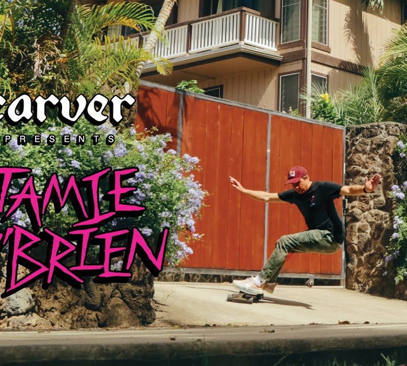 Surfskate skateboard Carver C7 Raw 31" JOB Blue Tiger 2022 Complete blue and pink C1013011140 16
