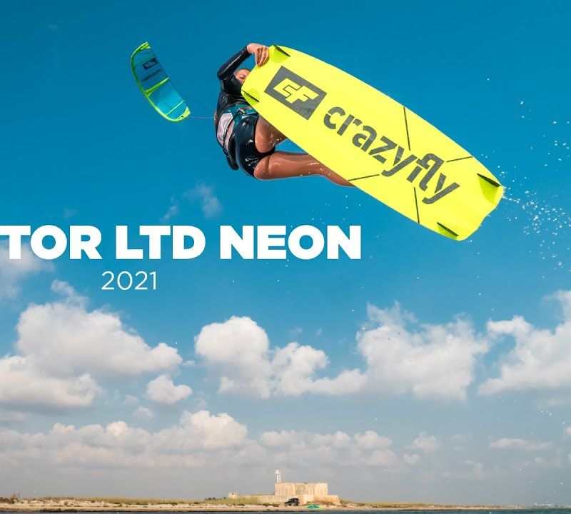 CrazyFly Raptor LTD Neon green kiteboard T002-0306 7