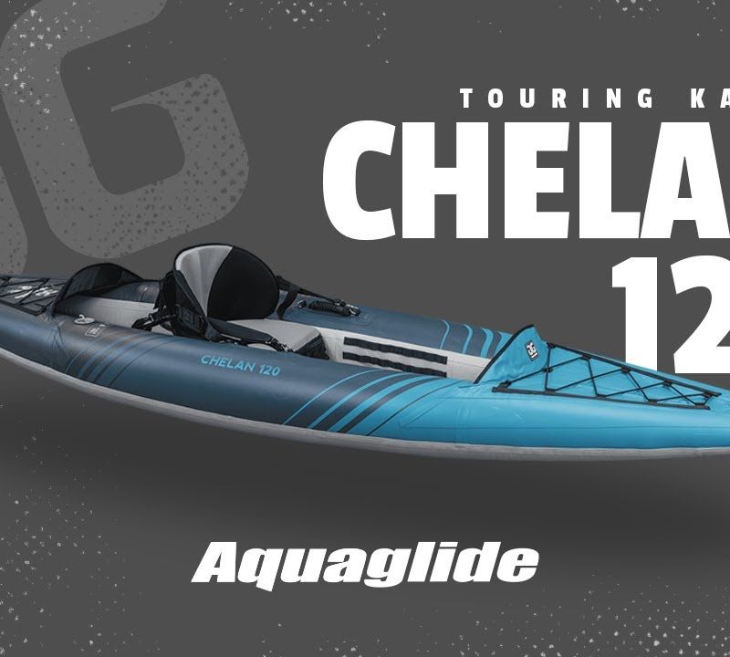 Aquaglide Chelan 120 blue 584121104 1-person inflatable kayak 9