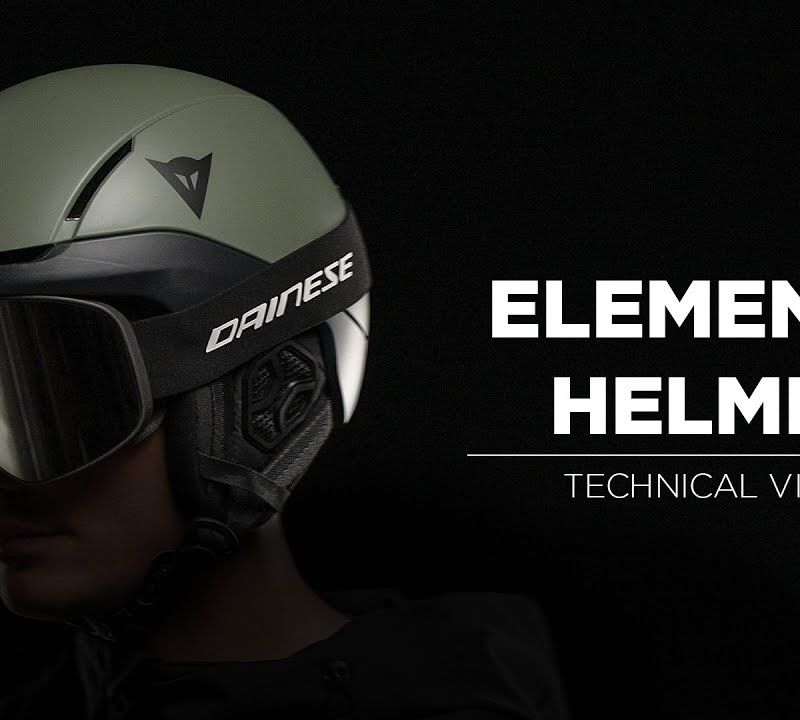 Ski helmet Dainese Elemento black/red 10