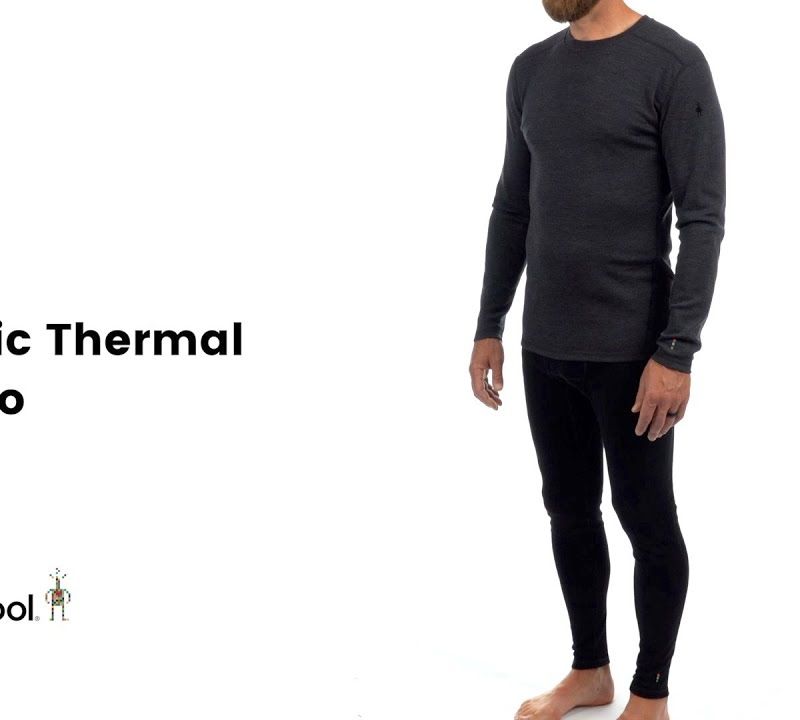 Men's thermal base layer sweatshirt Smartwool Merino 250 Baselayer Crew Boxed light gray heather 6
