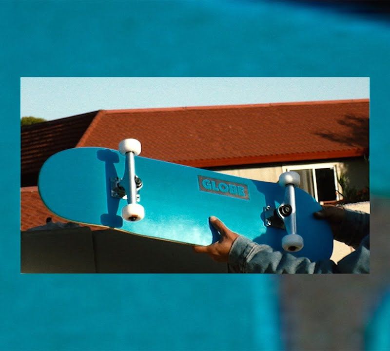 Globe Goodstock classic skateboard navy blue 10525351 9