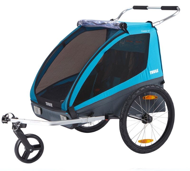 Thule Coaster XT Bike Trailer+Stroll two-seater green 10101820 11