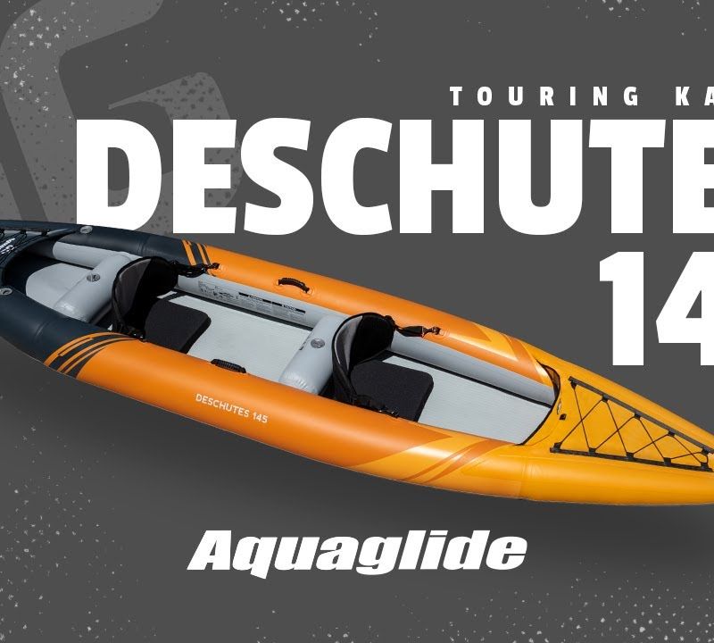 Aquaglide Deschutes 145 orange 2-person inflatable kayak 584120127 11