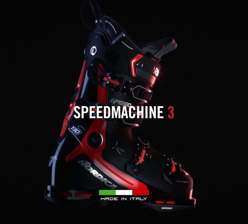 Nordica men's ski boots SPEEDMACHINE 3 130 (GW) black 050G1400 3F1 10
