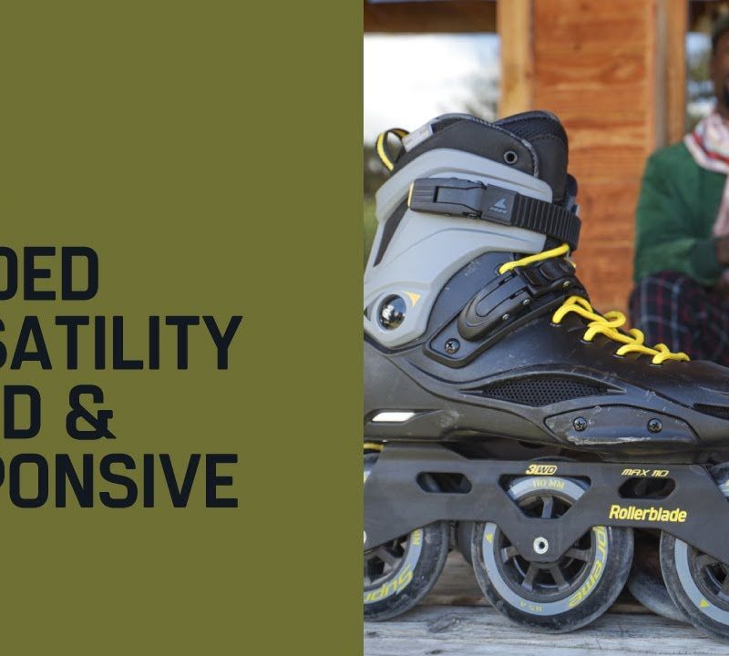 Rollerblade RB 110 3WD men's roller skates black 07061300 S25 15