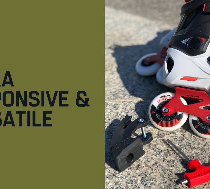 Rollerblade men's RB Pro X grey-red roller skates 07101600 U94 15
