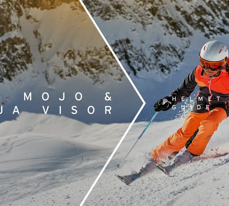 HEAD Mojo Visor S2 children's ski helmet white and black 328152 12