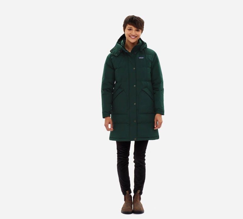 Women's Patagonia Downdrift Parka down coat nouveau green 11