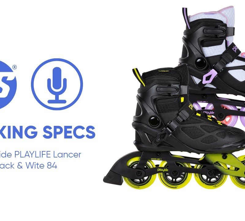 Playlife Lancer 84 women's roller skates black and purple 880274 17