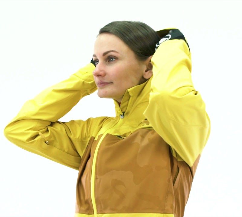 Women's cycling jacket Endura Singletrack II Waterproof harvest 11