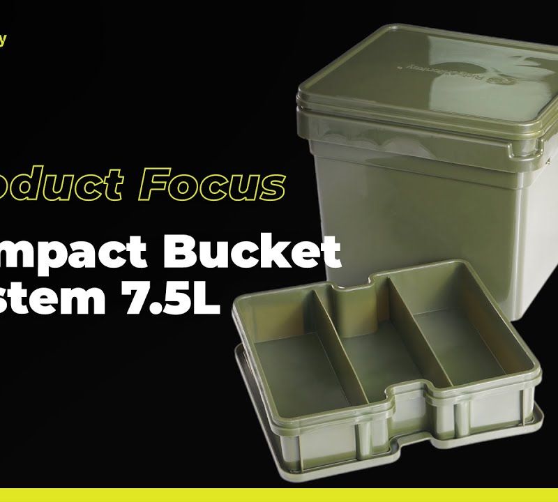 RidgeMonkey Compact Bucket Fishing System green RM483 5
