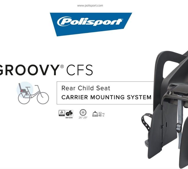 Polisport Groovy CFS FO children's bike seat brown 8406100016 7