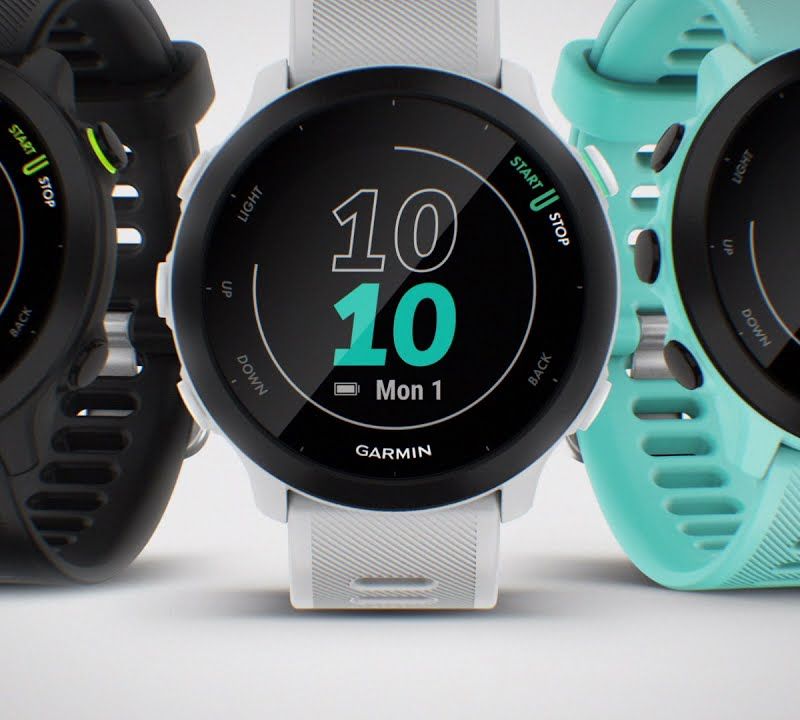 Garmin Forerunner 55 watch blue 010-02562-12 7