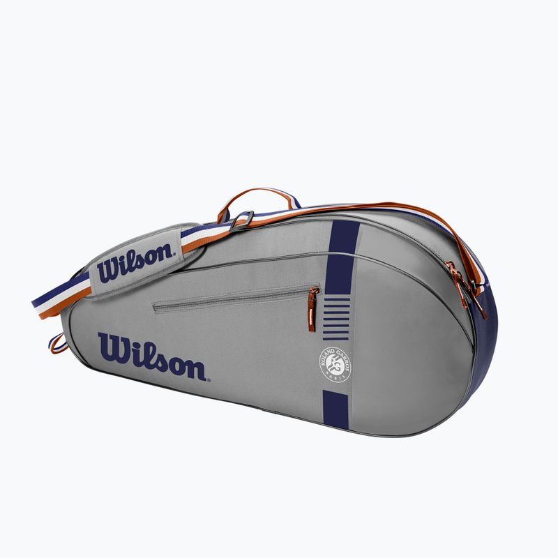 Wilson Team 3 Pack Rolland Garros tennis bag grey WR8019201001 12