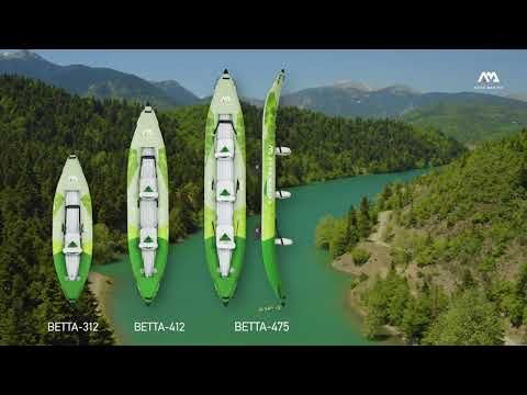 Aqua Marina Recreational Kayak green BE-312 1-person 10'3″ inflatable kayak 17