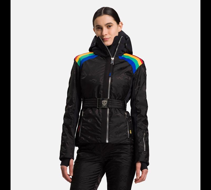 Women's ski jacket Rossignol W Rainbow black 16