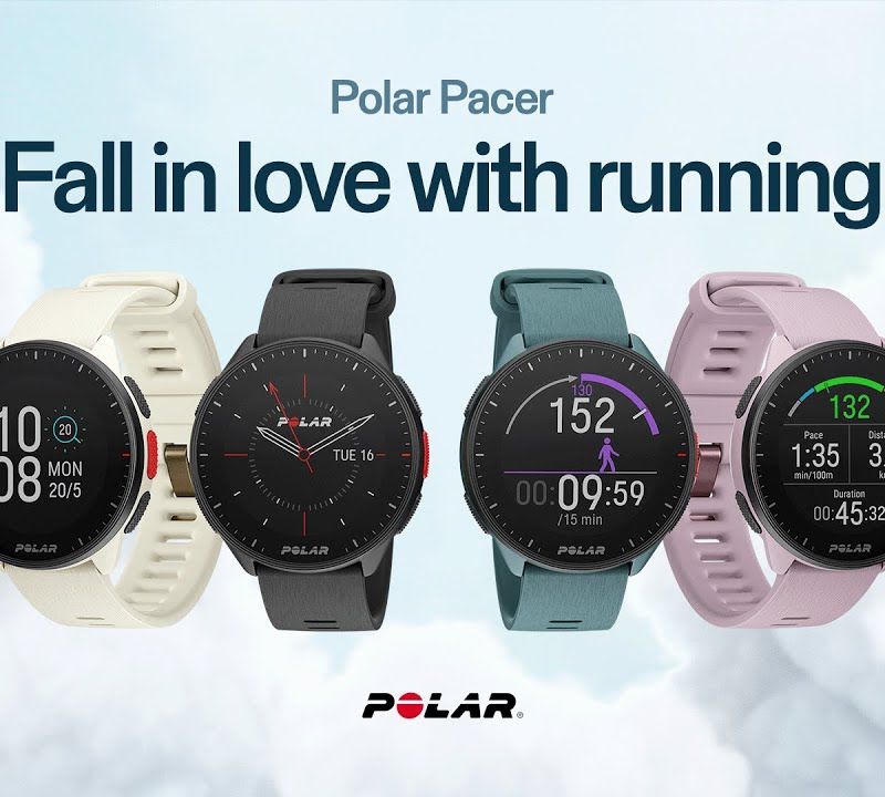 Polar Pacer green PACER TEAL watch 7