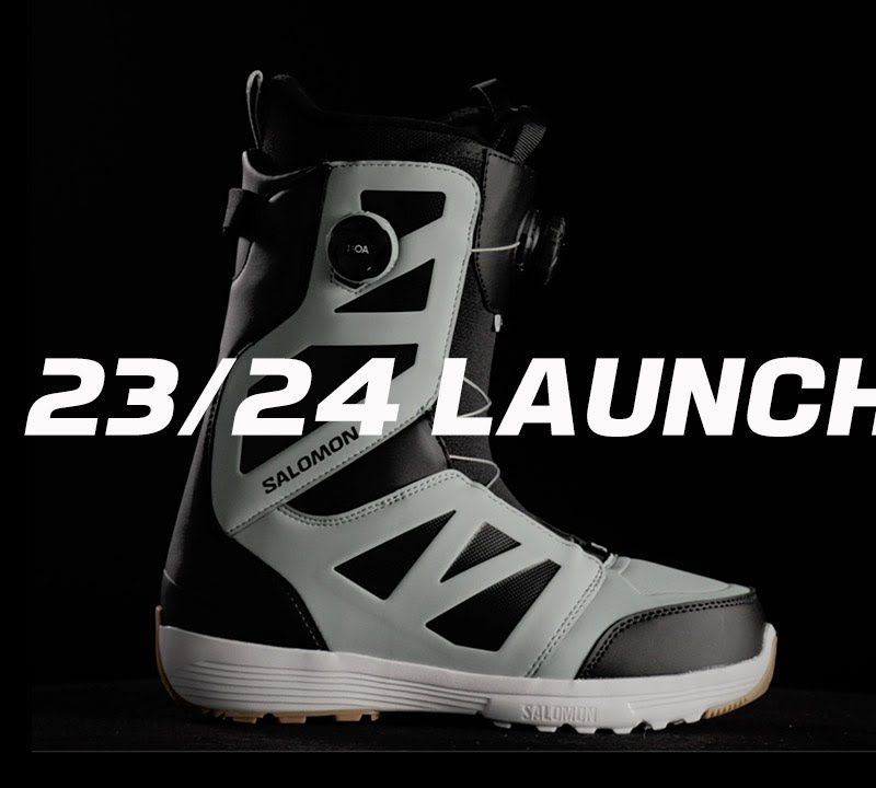 Men's Salomon Launch Boa SJ Boa black/black/white snowboard boots 12