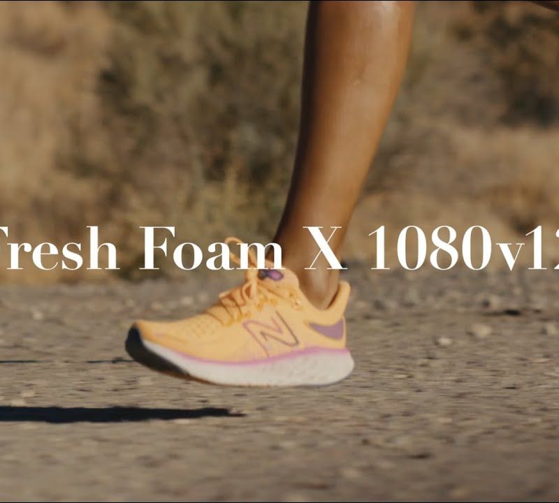 New Balance 1080V12 men's running shoes black M1080B12.D.105 12