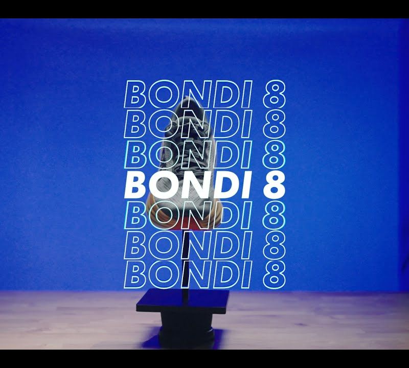 Women's running shoes HOKA Bondi 8 blue 1127952-SSCA 16