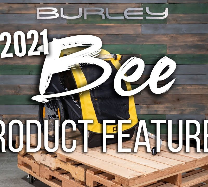 Burley Bee Double bicycle trailer yellow BU-946206 18