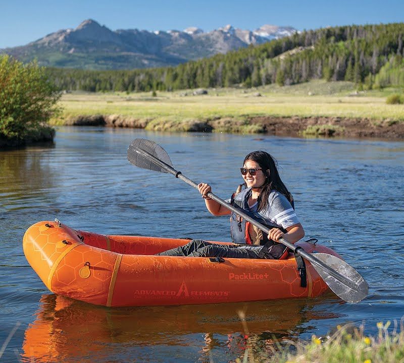 Advanced Elements Packlite+ PackRaft orange 1-person pontoon AE3037 7