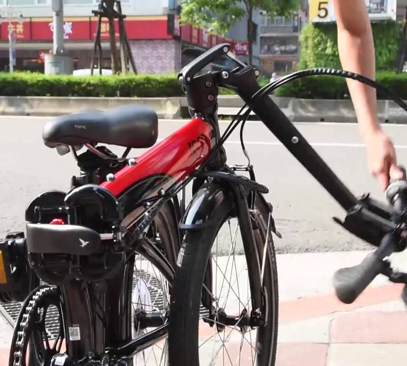 Tern Link B8 folding city bike black 19