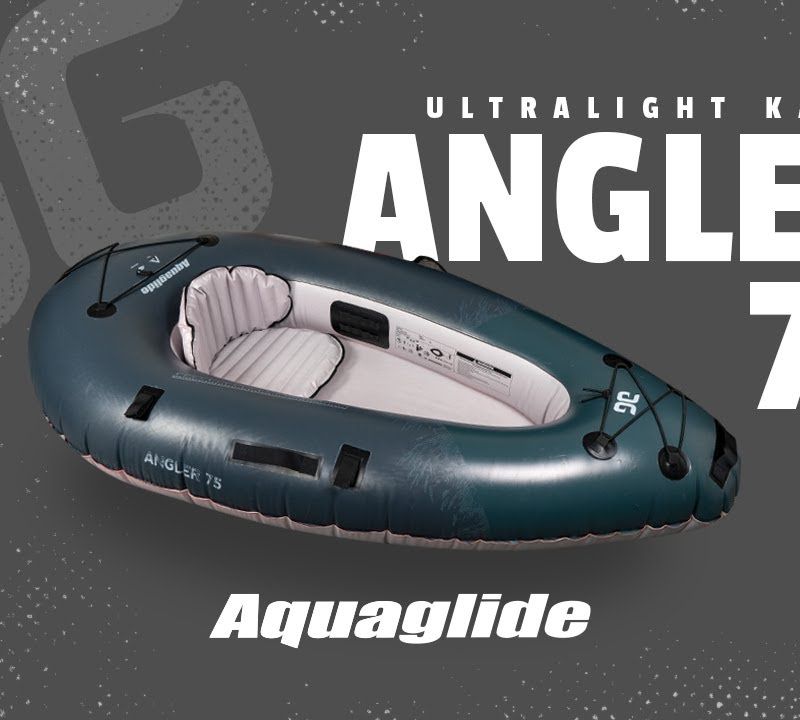 Aquaglide Backwoods Angler 75 grey 584121108 1-person inflatable kayak 9