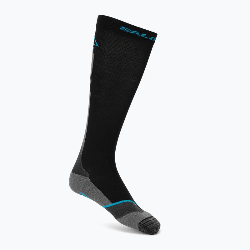 Ski socks Salomon MTN black/blue danube 8
