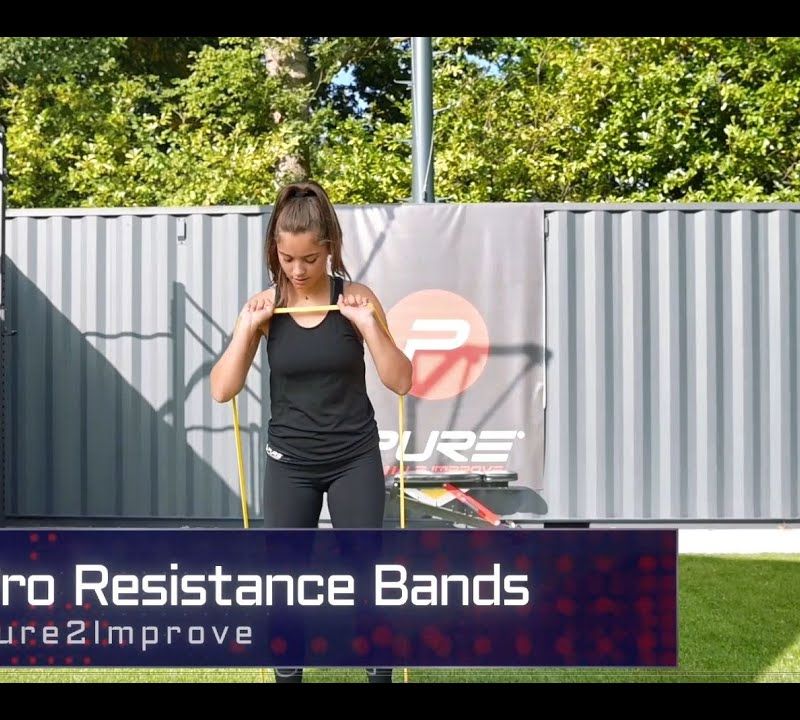 Pure2Improve Pro Medium exercise rubber red 2152 4